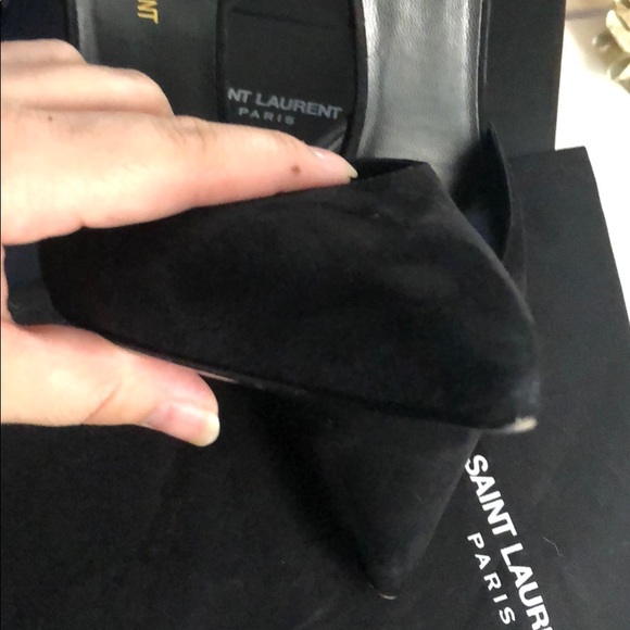 SUPER SALE!! Saint Laurent pumps in black suede - Picture 8 of 10